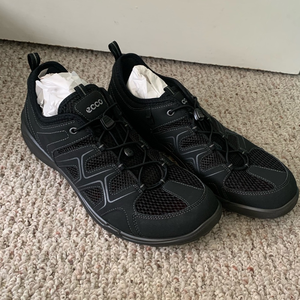 NWT/NIB Black Men’s Ecco Terracruise LT Shoes Sz 11/45